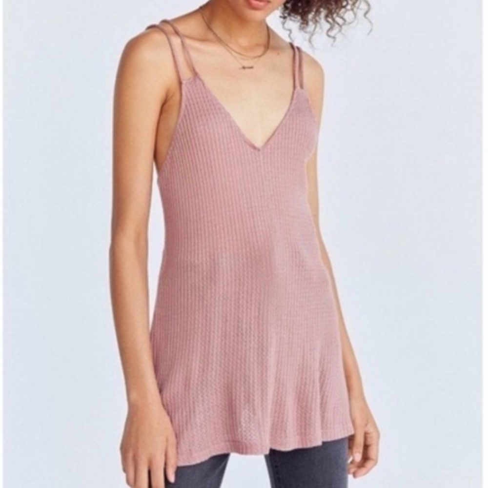 5 for $25🎈 UO silence + noise waffle knit tank